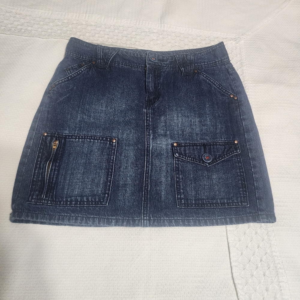 Tommy Hilfiger Dark Blue Mini Skirt